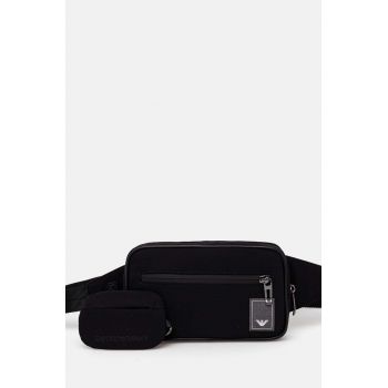Emporio Armani borseta culoarea negru, EM000088 AF10430