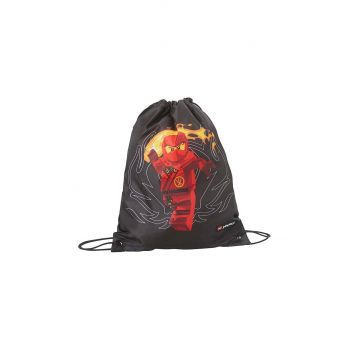 Lego ghiozdan copii NINJAGO culoarea negru, cu imprimeu, 20286