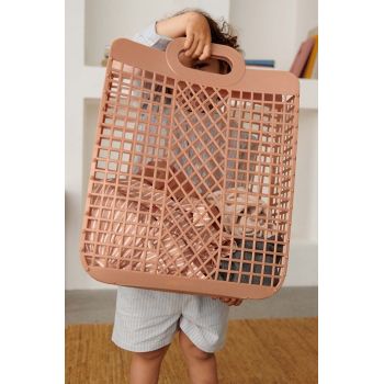 Liewood geanta de plaja Laureen Basket culoarea portocaliu, LW17181