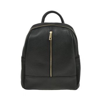 Rucsac de piele cu buzunare exterioare