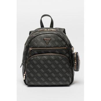 Rucsac de piele ecologica cu monograma Alanna