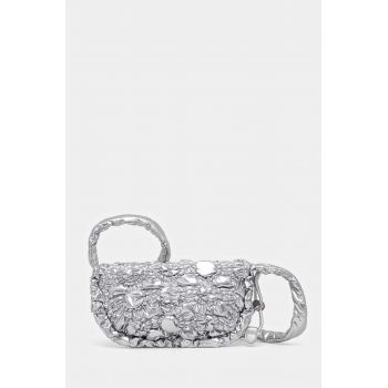 Desigual poseta FLOSSY EIBAR MINI culoarea argintiu, 24WAXA17