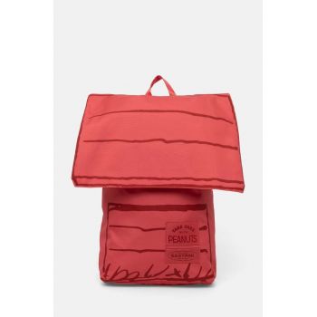 Eastpak rucsac SNOOPY HOUSE culoarea rosu, mare, cu imprimeu, EK0A5B967O21
