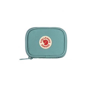 Fjallraven portofel Kanken Card Wallet culoarea turcoaz, F23780.501 de firma original