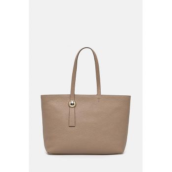 Furla poseta de piele culoarea bej, WB01353.HSF000.1257S