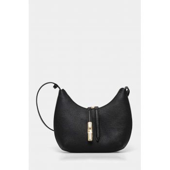 Furla poseta de piele culoarea negru, WB01500.BX3353.O6000