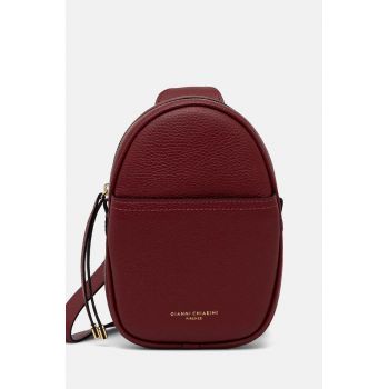 Gianni Chiarini borseta de piele NINA culoarea bordo, MP 11181 GRN