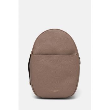 Gianni Chiarini ghiozdan de piele NINA femei, culoarea bej, mic, neted, ZN 11182 GRN