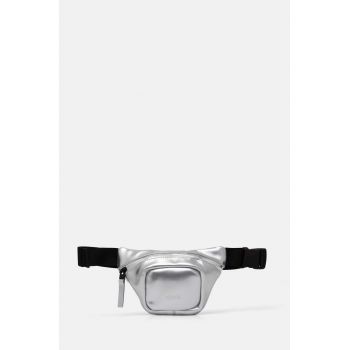 Rains borseta Bum Bag Micro W3 culoarea argintiu, 14820-51