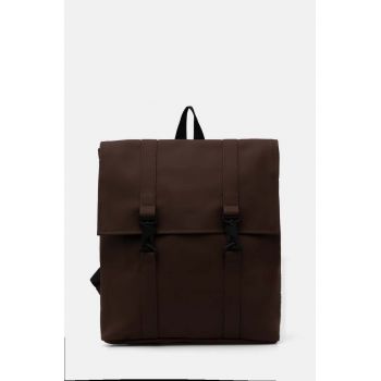 Rains rucsac MSN Bag Mini W3 culoarea maro, mare, neted, 13310-23
