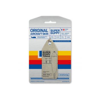 Breloc  Airbus Skylink - Super Guppy - F-BTGV Silver - Argintiu