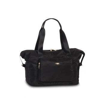 Geanta de voiaj - Extensibila -  F10443 - 43 cm - Negru