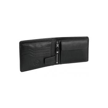 Portofel  Simbiosi - piele neagra