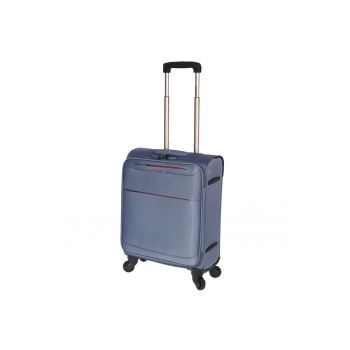 Troler Cabina -  4 Roti - ZC 6040 - 55 cm - Albastru