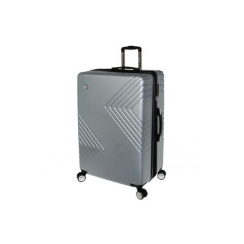 Troler Cabina - ABS - 4 Roti Duble - Cifru TSA - TD211- S - Argintiu