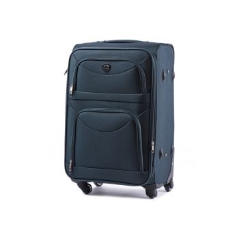 Troler Mare - 4 Roti - W6802 - 76 cm - Verde