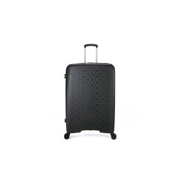 Troler Mare  Diamond - Extensibil - Polipropilena - Cifru TSA - 78 cm - Negru