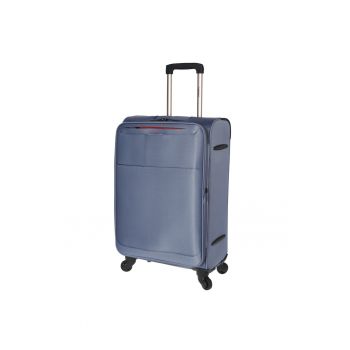Troler Mediu -  4 Roti - ZC 6040 - 68 cm - Albastru