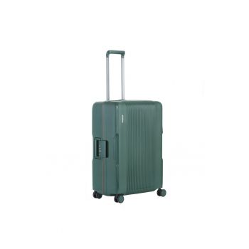 Troler Mediu - Polipropilena - Inchidere cu clapeta - Cifru TSA - Cod Okoban - Protector - 502476 - 66 cm - Verde