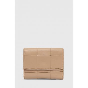 Answear Lab portofel de piele femei, culoarea bej