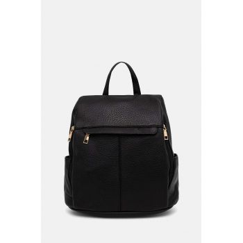 Answear Lab rucsac femei, culoarea negru, mic, neted
