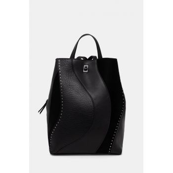 Desigual rucsac KAHLO SUMY femei, culoarea negru, mare, modelator, 24WAKP06