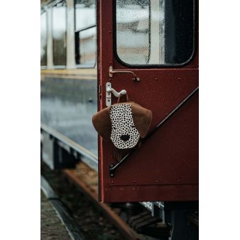 Donsje rucsac din piele pentru copii Kapi Exclusive Backpack Dalmatian culoarea maro, mic, 5005123 de firma originala