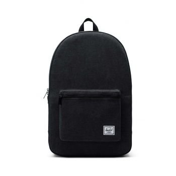 Herschel rucsac Daypack culoarea negru, mare, neted, 10076-01566-OS