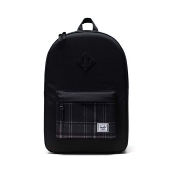 Herschel rucsac Heritage culoarea negru, mare, 10007-05679-OS