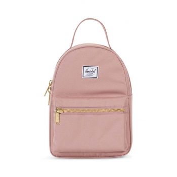 Herschel rucsac Nova Mini culoarea roz, mic, neted, 10501-02077-OS