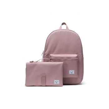 Herschel rucsac Settlement Sprout culoarea roz, mare, neted, 10444-02077-OS