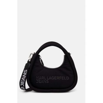 Karl Lagerfeld Jeans poseta culoarea negru, 246J3015