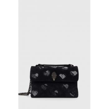 Kurt Geiger London poseta MD SOFT KENSINGTON LOVE culoarea negru, 2716525269