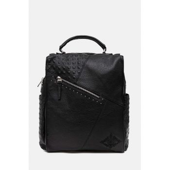 Medicine rucsac culoarea negru, mare, cu imprimeu