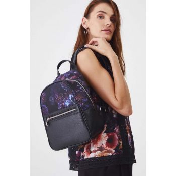 Medicine rucsac femei, culoarea negru, mic, cu imprimeu
