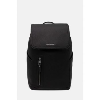 Michael Kors ghiozdan de piele barbati, culoarea negru, mare, neted, 33F4LHDB2L