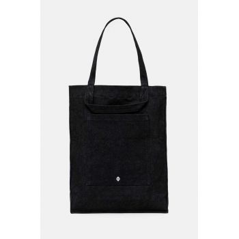 Samsoe Samsoe geanta de bumbac SALUCCA culoarea negru, U24300002