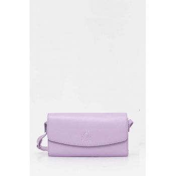 United Colors of Benetton poseta fete culoarea violet, 68KDCY01M
