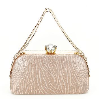Geanta clutch sampanie cu maner BYH813 05