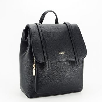 Rucsac dama casual cu clapeta B-DOS3411-1 119 Negru