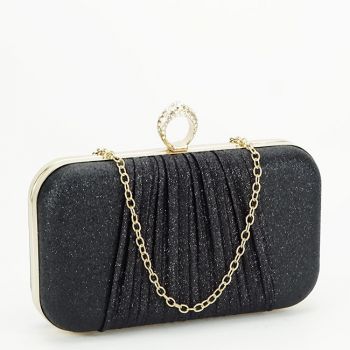 Geanta clutch neagra BJH-22705 05