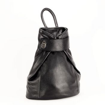 Rucsac dama din piele naturala B-5982, Negru