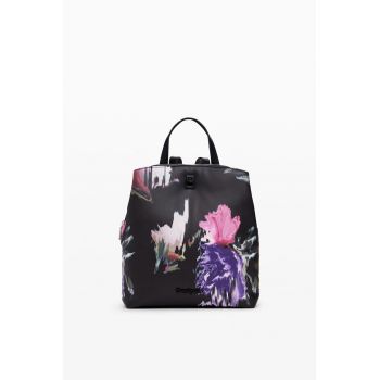 Rucsac dama negru multicolor 24WAKP08