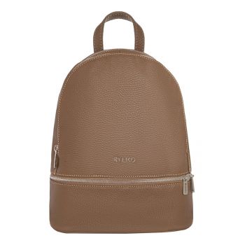 Rucsac de piele cu buzunar exterior