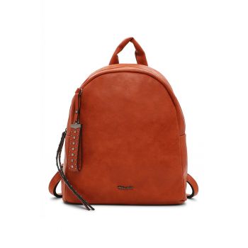 Rucsac de piele ecologica cu logo Celie - Portocaliu stins