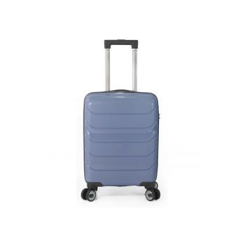 Troler Mare Diamond DM 5745 - Polipropilena - 4 Roti Duble - 76 cm - Albastru Deschis