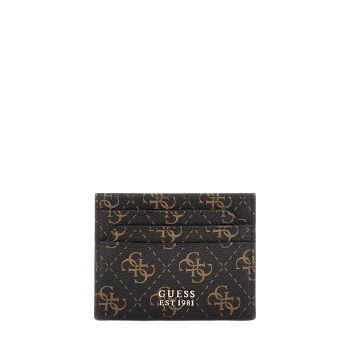 Laurel 4g logo card holder brown