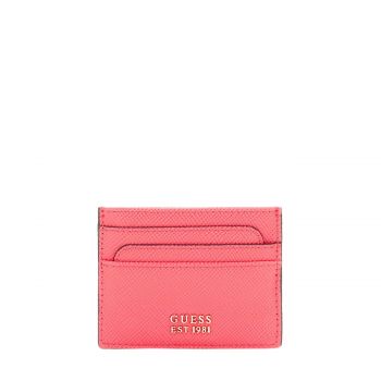 Laurel card holder magenta
