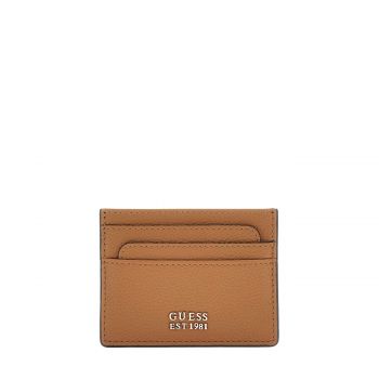 Meridian credit card holder cognac