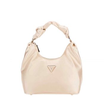 Velina satin mini handbag pale gold